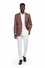 Brown Windowpane Sports Jacket