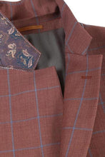 Brown Windowpane Sports Jacket