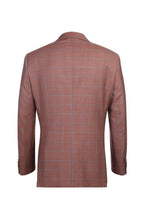 Brown Windowpane Sports Jacket