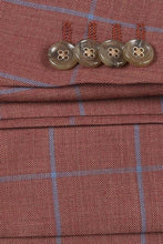 Brown Windowpane Sports Jacket