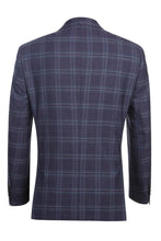 Purple & Blue Windowpane Sports Jacket