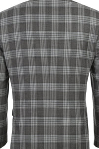 Grey Windowpane Sports Jacket