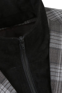 Grey Windowpane Sports Jacket