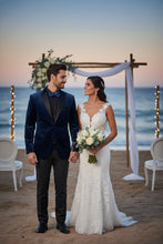 "Marseille" Blue Velvet Jacket (Separates)