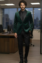 "Marseille" Green Velvet Jacket (Separates)