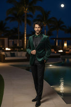 "Marseille" Green Velvet Jacket (Separates)