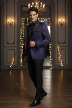 "Hugo" Purple Tuxedo Jacket (Separates)