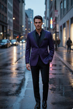 "Hugo" Purple Tuxedo Jacket (Separates)