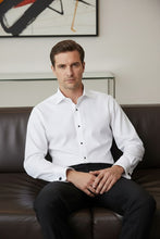 "Richard" White Spread Collar Shirt