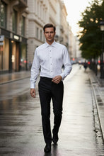 "Richard" White Spread Collar Shirt