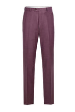 RN Collection Berry Solid 2-Button Notch Suit (2-Piece Set)