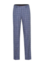 RN Collection Blue Check 2-Button Notch Suit (2-Piece Set)