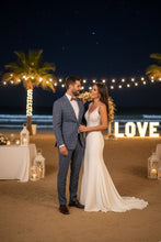 RN Collection Blue Check 2-Button Notch Suit (2-Piece Set)