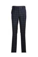 RN Collection Blue Windowpane 2-Button Notch Suit (2-Piece Set)