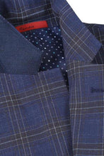 RN Collection Blue Windowpane Sports Jacket