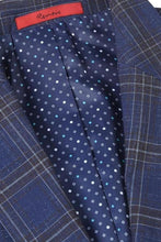 RN Collection Blue Windowpane Sports Jacket