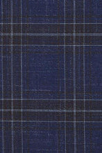 RN Collection Blue Windowpane Sports Jacket