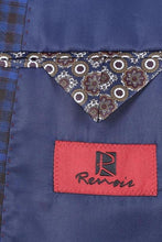 RN Collection Blue Windowpane Sports Jacket