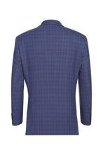 RN Collection Blue Windowpane Sports Jacket