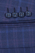 RN Collection Blue Windowpane Sports Jacket