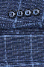 RN Collection Blue Windowpane Sports Jacket