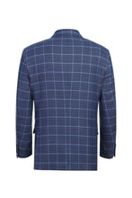 RN Collection Blue Windowpane Sports Jacket