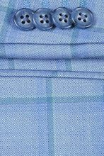RN Collection Blue Windowpane Sports Jacket
