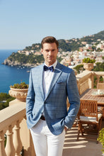 RN Collection Blue Windowpane Sports Jacket