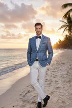 RN Collection Blue Windowpane Sports Jacket