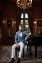 RN Collection Blue Windowpane Sports Jacket