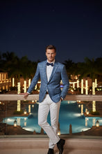 RN Collection Blue Windowpane Sports Jacket