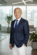 RN Collection Blue Windowpane Sports Jacket