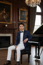 RN Collection Blue Windowpane Sports Jacket