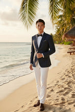 RN Collection Blue Windowpane Sports Jacket