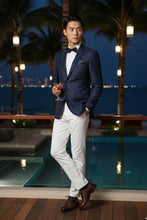 RN Collection Blue Windowpane Sports Jacket