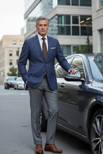 RN Collection Blue Windowpane Sports Jacket