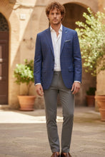 RN Collection Blue Windowpane Sports Jacket