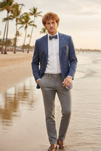 RN Collection Blue Windowpane Sports Jacket