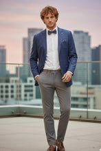 RN Collection Blue Windowpane Sports Jacket