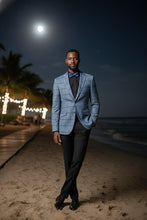 RN Collection Blue Windowpane Sports Jacket