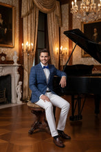 RN Collection Blue Windowpane Sports Jacket