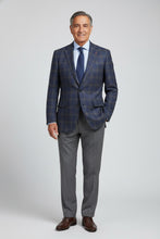 RN Collection Blue Windowpane Sports Jacket
