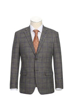 RN Collection Brown Windowpane Sports Jacket