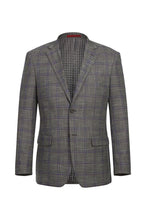 RN Collection Brown Windowpane Sports Jacket