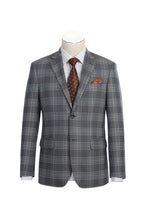 RN Collection Brown Windowpane Sports Jacket