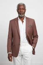 RN Collection Brown Windowpane Sports Jacket