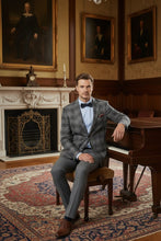 RN Collection Brown Windowpane Sports Jacket