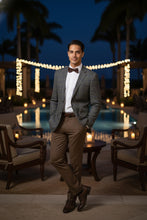 RN Collection Brown Windowpane Sports Jacket