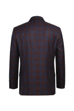 RN Collection Burgundy Windowpane Sports Jacket