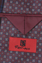 RN Collection Burgundy Windowpane Sports Jacket